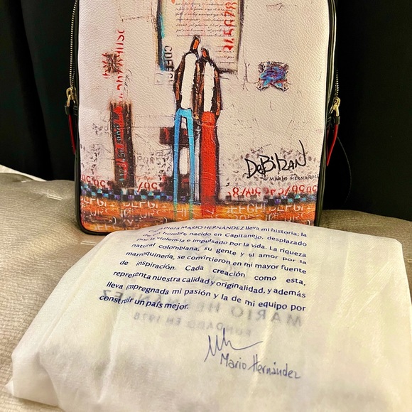 Unique Handmade Small Backpack - Picture 2 of 3